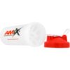 Šejkr Amix 600 ml – bílo-červený